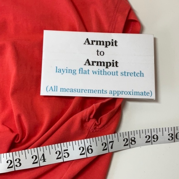 Heidi Houston Knit Off Shoulder Top Orange Large - Picture 5 of 9